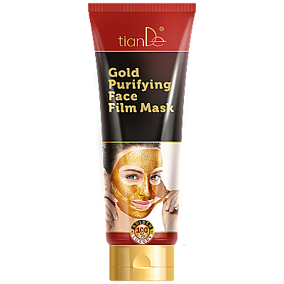 Oczyszczająca złota maska foliowa do twarzy 130 ml
