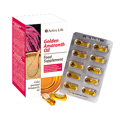 Golden Amaranth Oil 50 kapsułek po 0,5 g