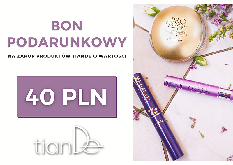 Bon podarunkowy o wartości 40 PLN