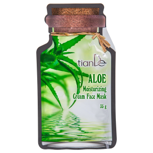 Nawilżająca kremowa maseczka do twarzy Aloes 35 g
