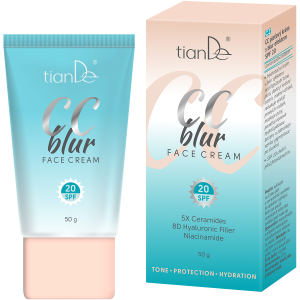 Krem CC do twarzy z efektem rozmycia SPF 20, 50 g